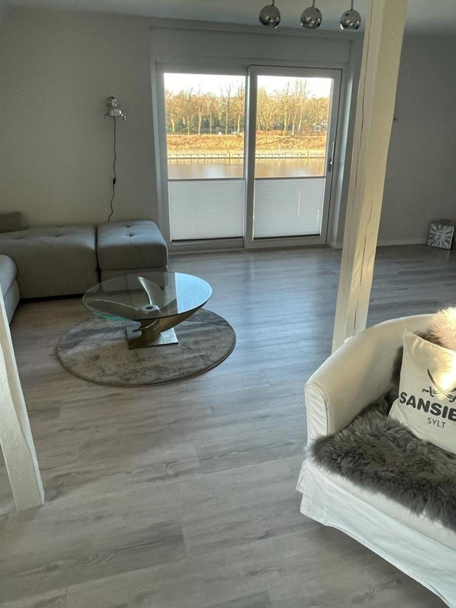Kanalsuite direkt am Nord-Ostsee-Kanal Westerronfeld Exterior foto